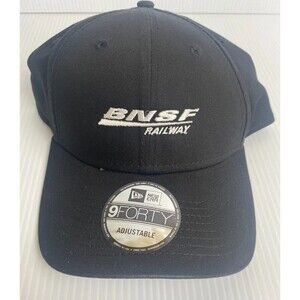 BNSF Railway New Era 9Forty Adjustable Black Hat One Size